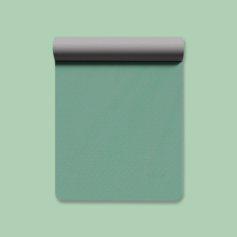 ヨガマット TPE 6mm 幅広 ポジションライン入り トレーニングマット エクササイズマット おすすめ ストレッチ ホットヨガ ピラティス ダイエット エクササイズ 8色選択可