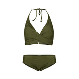 着痩 せセクシー ビーチ ツーピース水着