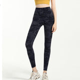 Leggings, Yoga Bottoms, High Waist, Sports, Quick Drying, Hip Lift, Running, Unique Design, Slim, Camouflage, S~XL