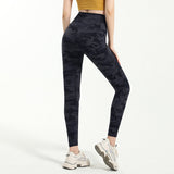 Leggings, Yoga Bottoms, High Waist, Sports, Quick Drying, Hip Lift, Running, Unique Design, Slim, Camouflage, S~XL