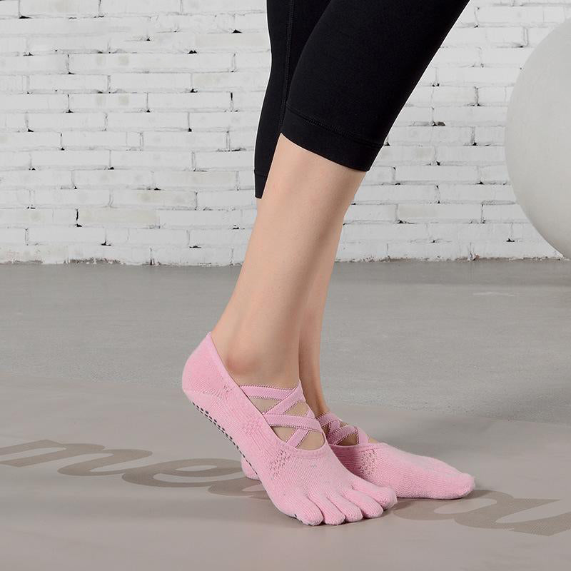 Yoga socks, yoga goods, full of likeability! Excellent texture, cotton, plain, with anti-slip, yoga wear, sports, socks, F