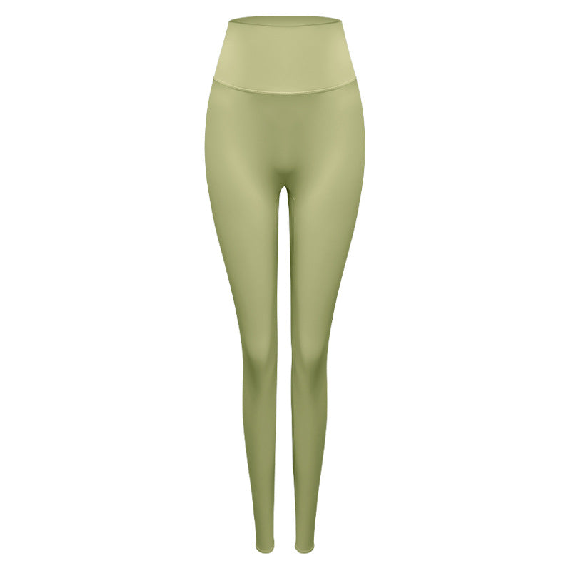Yoga Bottoms Leggings 8 Colors to Choose From High Waist Belly Cover Elastic Waist Hip Lift Breathable Quick Drying Sweat Absorbent Sports Slim Slimming Sexy Fashionable Luxurious S~XL