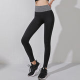 Leggings Yoga Bottoms Slim Retro Nylon Print High Waist Contrast Breathable Color Quick Dry Sweat Wicking Thin Hip Lift Ankle Length 10 Colors Available SL