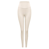 Yoga Bottoms Leggings 8 Colors to Choose From High Waist Belly Cover Elastic Waist Hip Lift Breathable Quick Drying Sweat Absorbent Sports Slim Slimming Sexy Fashionable Luxurious S~XL
