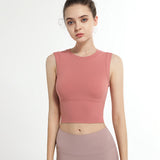 Yoga tops, round neck, 3 colors to choose from, switching, breathability, quick drying, sweat absorption, running, slimming, slim, elegant, easy to match, sexy, stylish, cheap, tight, S~L