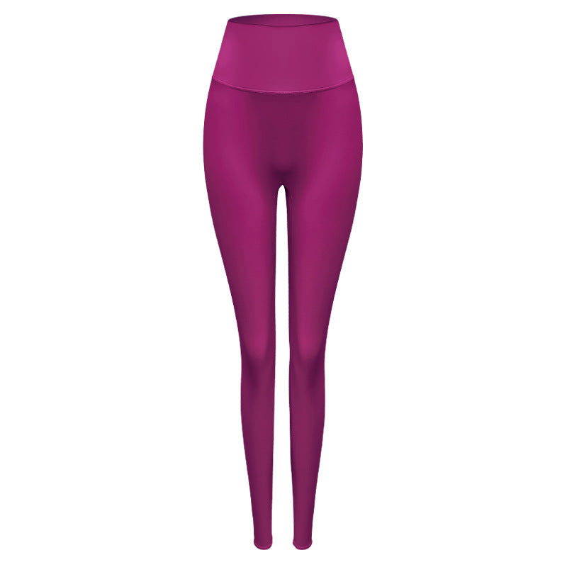 Yoga Bottoms Leggings 8 Colors to Choose From High Waist Belly Cover Elastic Waist Hip Lift Breathable Quick Drying Sweat Absorbent Sports Slim Slimming Sexy Fashionable Luxurious S~XL