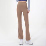 フレアパンツ ジョガーパンツ ヨガパンツ 全4色 美尻 ハイウエスト 通気性 吸汗速乾 スポーツ フィットネス お腹カバー ウエストゴム ヒップリフト ストレッチ 綺麗め お洒落 大人気 激安 ランニング 大きいサイズ S~XXL