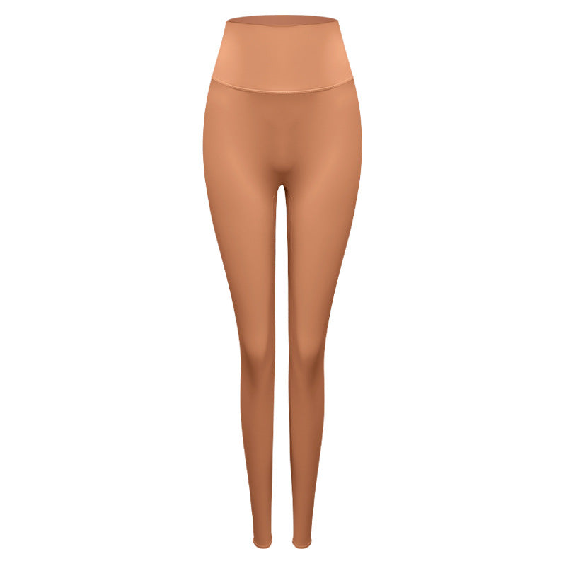 Yoga Bottoms Leggings 8 Colors to Choose From High Waist Belly Cover Elastic Waist Hip Lift Breathable Quick Drying Sweat Absorbent Sports Slim Slimming Sexy Fashionable Luxurious S~XL