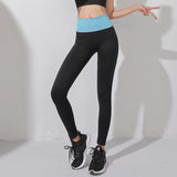 Leggings Yoga Bottoms Slim Retro Nylon Print High Waist Contrast Breathable Color Quick Dry Sweat Wicking Thin Hip Lift Ankle Length 10 Colors Available SL