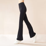 Flared pants, beautiful buttocks, hip lift, slimming, high waist, slim legs, yoga pants, slimming, large size, 3 colors, ankle length, jogger pants, gaucho pants, sports, fitness, running, stretch, sweat absorbing, quick drying, S-XXL