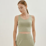 タンクトップ ヨガトップス カップ付き 盛れる 揺れない お腹が出ない 広幅肩紐 vネック おしゃれ ストレッチ 速乾 ゆったり 細見え 体型カバー ナチュラル 全4色 スポーツ フィットネス ピラティス ランニング S-L