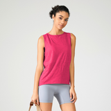 ヨガトップス スポーツベスト カジュアル デイリー 合わせやすい ルーズ ラウンドネック 新8色 通気性 速乾 お腹カバー 軽さ 薄手 背中開き 透かし彫り ジム トレーニング フィットネス ランニング S-XL