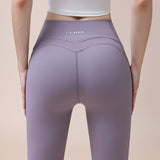 New Double-Sided Brushed Seamless Nude High Waist Nylon Fitness Yoga Pants Outdoor Running Sports Yoga Clothes for Women 