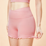 New Summer Yoga Shorts, V-waist, Tummy Control, Slimming Sports Shorts, Ear-shaped Curve Pants, Leg-exposing Three-point Pants 