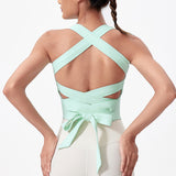 ブラトップ ヨガトップス カップ付き バックリボン 全6色 超盛れる 美背 背中開き 通気性 吸汗速乾 スポーツ フィットネス デザイン感 着痩せ 可愛い 合わせやすい セクシー S~XL