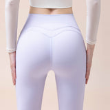 New Double-Sided Brushed Seamless Nude High Waist Nylon Fitness Yoga Pants Outdoor Running Sports Yoga Clothes for Women 