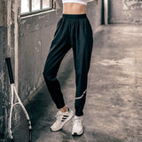 Yoga wear pants, jogger pants, sweatpants, beautiful legs, with pockets, quick drying, comfortable, thin, large size, loose, 5 colors, high waist, breathable, sports, fitness, gym, running, S-XXL