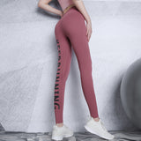 Yoga Bottoms Leggings Available in 2 Colors High Waist Breathable Sports Sweat Absorbent Quick Drying Breathable Hip Lift Slimming Retro S~L