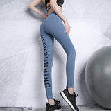 Yoga Bottoms Leggings Available in 2 Colors High Waist Breathable Sports Sweat Absorbent Quick Drying Breathable Hip Lift Slimming Retro S~L