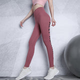 Yoga Bottoms Leggings Available in 2 Colors High Waist Breathable Sports Sweat Absorbent Quick Drying Breathable Hip Lift Slimming Retro S~L