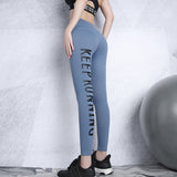 Yoga Bottoms Leggings Available in 2 Colors High Waist Breathable Sports Sweat Absorbent Quick Drying Breathable Hip Lift Slimming Retro S~L