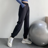 Long pants, yoga bottoms, solid color, quick drying, ankle length, casual, cute, training, S~XL