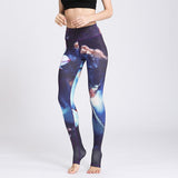 Leggings, yoga bottoms, printed, sports, ankle length, comfortable, stylish, sportswear, women's, cute, S~XL