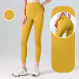 Yoga Bottoms Leggings 13 Colors to Choose From High Waist Belly Cover Hip Lift Elastic Waist Breathable Sweat Absorbent Quick Drying Sports Slim Slimming Sexy Cheap Tight S~XXXL