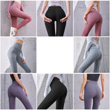 Yoga Bottoms Leggings 13 Colors to Choose From High Waist Belly Cover Hip Lift Elastic Waist Breathable Sweat Absorbent Quick Drying Sports Slim Slimming Sexy Cheap Tight S~XXXL