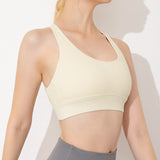 Yoga tops, bra tops, U-neck, 3 colors to choose from, breathable, quick-drying, sweat-absorbent, thin, open back, sports, fitness, padded, non-wired, pretty, slim, slimming, sweet, sexy, feminine, tight, S~XL 