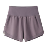 Shorts, Yoga Bottoms, Solid Color, 5 Colors to Choose From, Lightweight, Sporty, Excellent Texture, High Waist, Charming, S~XL 