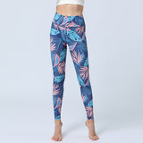 Yoga leggings, beautiful buttocks, hip-up, high waist, straight bone structure, pattern, colorful, tropical pattern, 40s, 50s, floral pattern, ethnic, 5 colors, ankle length, yoga pants, compression, yoga tights, sports, fitness, Pilates, stylish, S-XL