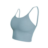 Bra top, yoga top, 5 colors, flattering, solid color, elastic, breathable, fashionable, cute, stylish, sports, women's, S~XL