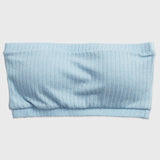 ブラトップ ヨガトップス カップ付き へそ出し 盛れる ブラジャー 大胸 肩紐なし ずれない オフショル チューブトップ バンドゥ ワイヤーなし  スポーツ フィットネス ピラティス ホットヨガ トレッチ 吸汗速乾 柔らかく 細見え リブ 全4色 S-XL