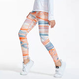 Yoga leggings, high waist, color scheme, breathable, sports, sweet, elegant, stylish, slim, slimming, fashionable, S~XL