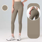 Yoga Bottoms Leggings 13 Colors to Choose From High Waist Belly Cover Hip Lift Elastic Waist Breathable Sweat Absorbent Quick Drying Sports Slim Slimming Sexy Cheap Tight S~XXXL