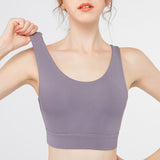 Yoga tops, bra tops, U-neck, no wires, 4 colors to choose from, sports, fitness, breathable, quick-drying, sweat-absorbent, open back, durable, sweet, elegant, stylish, full of temperament, easy to match, pretty, S~XL 