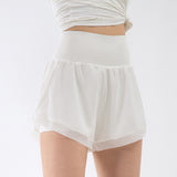 Shorts, Yoga Bottoms, Solid Color, 5 Colors to Choose From, Lightweight, Sporty, Excellent Texture, High Waist, Charming, S~XL 