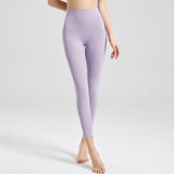 レギンス ヨガボトムス シンプル 合わせやすい 無地 ハイウエスト 通気性 速乾 スポーツ お腹カバー フィットネス 吸汗 ヒップリフト 強い弾力性 足首丈 9色選択可 S-XXXL