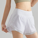 Shorts, 3 colors available, high waist, mesh, switching, beautiful buttocks, relaxing, breathable, quick-drying, striped, loose, sheer, thin, stretchy, casual, neat, easy to match, sports, gym, yoga, running, muscle training, S~XL 