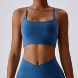 Bra top, yoga wear, top, with cups, open back, back cross, push-up, no wires, 4 colors, large bust, stays in place, sports, fitness, gym, Pilates, hot yoga, stylish, stretchy, sweat-wicking, quick-drying, sexy, S-XL 