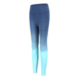 Long pants, yoga bottoms, gradation, high waist, quick drying, slim, peach butt, yoga, beautiful, training wear, S~L 