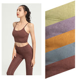 Yoga tops, bra tops, U-neck, pads, no wires, 5 colors to choose from, sports, breathable, open back, super flattering, stylish design, slim, sexy, mature and cute❀✿❀, trendy, stylish, luxurious, S~XL 