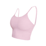 Bra top, yoga top, 5 colors, flattering, solid color, elastic, breathable, fashionable, cute, stylish, sports, women's, S~XL