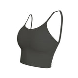 Bra top, yoga top, 5 colors, flattering, solid color, elastic, breathable, fashionable, cute, stylish, sports, women's, S~XL