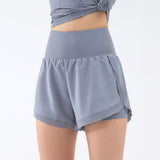 Shorts, Yoga Bottoms, Solid Color, 5 Colors to Choose From, Lightweight, Sporty, Excellent Texture, High Waist, Charming, S~XL 