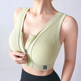 Yoga tops, bra tops, V-neck, 4 colors to choose from, high waist, switching, quick drying, sweat absorbent, breathable, super boosting, zipper, non-wired, padded, elegant, pretty, slimming, easy to match, very popular, retro, M~XL