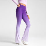 Jogger pants, flare pants, gradation, beautiful buttocks, hip-up, high waist, 5 colors, yoga pants, seamless, relaxing pants, sports, fitness, Pilates, running, outlet, S-XL 