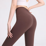 Yoga bottoms, leggings, 8 colors to choose from, high waist, breathable, quick drying, sweat absorbing, belly cover, elastic waist, hip lift, slim, slimming, sexy, stylish, easy to match, cute, fashionable, charming, S~XL 