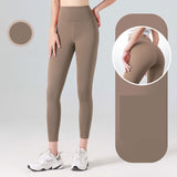 Yoga Bottoms Leggings 13 Colors to Choose From High Waist Belly Cover Hip Lift Elastic Waist Breathable Sweat Absorbent Quick Drying Sports Slim Slimming Sexy Cheap Tight S~XXXL